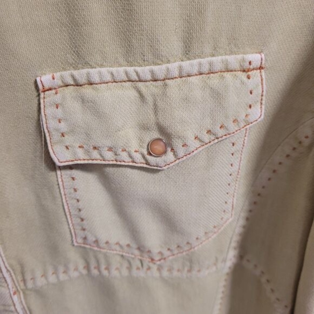 Vintage Ryan Michael Pale Green Boutique Western Snap Shirt S Coastal Cowgirl‎ - Picture 5 of 9